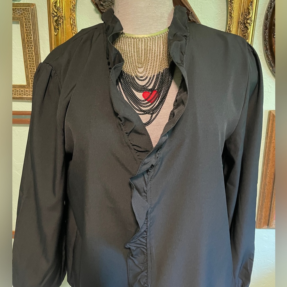 Vampire Ruffled Blouse - Picture 2 of 6